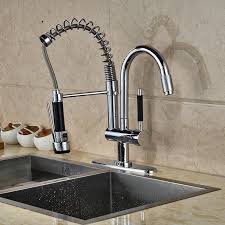 messina deck mount chrome led kitchen