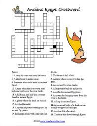Common core alignment to a crossword puzzle is to three. Ancient Egypt Crossword 2
