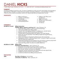 best legal billing clerk resume example