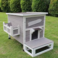 Trixie wooden outdoor cat shelter. 27 Best Outdoor Cat Houses To Pamper Your Cats Thegoodypet