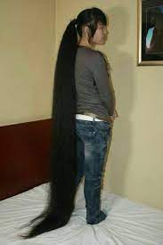 pin on long hair