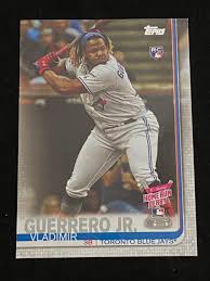 Cards came in 2015, but the most popular early releases are his prospect cards in 2016 bowman sets. Sold Price Mint 2019 Topps Update Vladimir Guerrero Jr Home Run Derby Rookie Us272 Baseball Card Toronto Blue Jays July 6 0120 6 00 Pm Edt