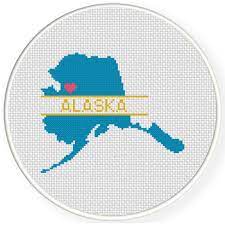 There is a quiet hush over the land and a stillness over. Charts Club Members Only Alaska Love Cross Stitch Pattern Daily Cross Stitch
