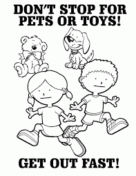 Fire safety coloring pages to print. Fire Safety Coloring Page Coloring Home