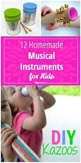 For example, by putting the appropriate number of rubber bands around the music craft, you can use the craft to illustrate where certain musical notes are on the real instrument. 12 Homemade Musical Instruments For Kids Tip Junkie