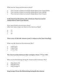 Discover more about the history of these conflicts, including the various coalitions of britain, prussia, austria, russia, and port. Us Revolutionary War Quiz