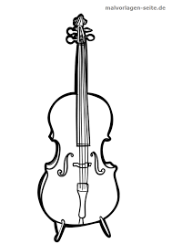 Malvorlage Cello Musik Malvorlagen Cello Vorlagen