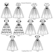 Autres produits de ce marchand. Patron Laughing Moon 117 Robes De Bal Femme Victoriennes