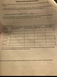 That way, you can earn rewards and pay off the statement balance to avoid paying interest or running up too much credit card debt. 2 How Is Interest Really Calculated Part Li In Chegg Com
