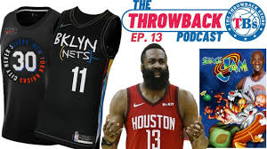 Brooklyn nets' james harden leaves with hamstring injury 43 seconds into game 1 against bucks. James Harden Space Jam New York Knicks Brooklyn Nets City Edition Jerseys Nba Basketball Nike Youtube