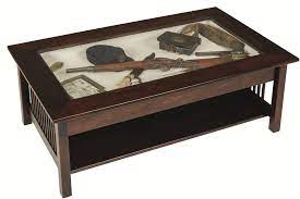 You can place them in your garden, offices, hotel, villas or any other space, and enhance the entire appeal of the interior. Mission Large Coffee Table With Glass Top Display From Dutchcrafters