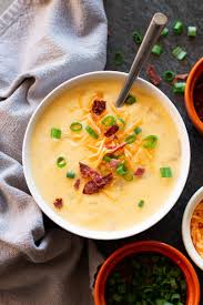 When we say this soup is loaded, we mean it's stuffed with all those delicious fixings you normally pile on top of a baked potato: Loaded Baked Potato Soup Recipes Worth Repeating