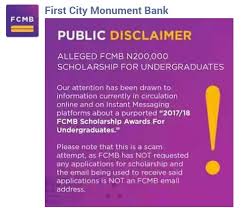 Bank financial genius 2017 scholarship. Fcmb Scholarship Is A Scam Education Nigeria