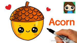 Editing tools for cropping, color, and brightness; How To Draw A Cute Acorn Easy Youtube