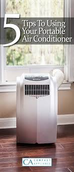 This method uses the window vent insert that comes with the portable air conditioner, coupled with a piece of rigid foam or plywood to block the rest of the window. 5 Tips For Using Your Portable Air Conditioner