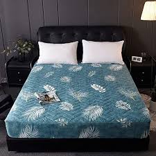 Quilted Mattress Cover Breathable Mattress Pad Cover Non Slip Deep Pocket Thick Soft Comfortable Washable Mattress Pad Cover Quality Mattress Mattress Covers