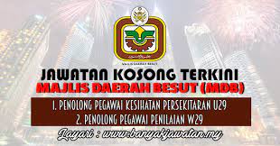 Permohonan jawatan kosong majlis daerah hulu terengganu (mdht) kini dibuka. Jawatan Kosong Di Majlis Daerah Besut Mdb 2 February 2017 Kerja Kosong 2021 Jawatan Kosong Kerajaan 2021