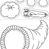 This is a cornucopia that is shaped of the basket that looks like horn. 1