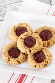 Gluten Free Vegan Peanut Butter And Jelly Thumbprint Cookies Sarah Bakes Gluten Free Recipe Soft Peanut Butter Cookies Jelly Cookies Vegan Peanut Butter