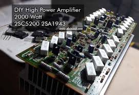 200 watts mono audio amplifier board diy 2sc5200 2sa1943. Diy 2000w High Power Amplifier 2sc5200 2sa1943 Electronic Circuit