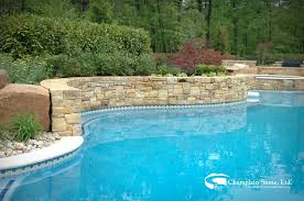 Cool Off This Summer With South Bay Quartzite Ashlar This Week S Project Of The Week Is A Private Residence In New Champlain Landscape Projects Stone Quarry