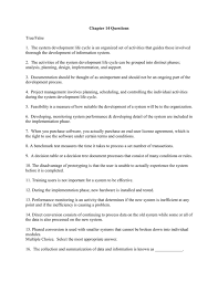 Chapter 14 Questions True False