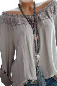 Modes è lo shop online che combina moda all'avanguardia ed espressione di stile italiano. Italy Mode Carmen Spitze Boho Tunika Bluse Langarm 36 38 40 42 Mauve Neu In Kleidung Amp Accessoi Boho Fashion Hippie Hippie Style Clothing Boho Chic Fashion