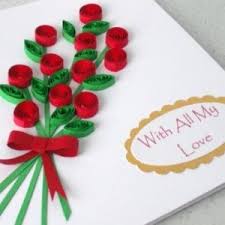 Greeting cards can be used for any occasion. Homemade Valentine Card Ideas Homemade Valentine Cards Valentine Photo Cards Quilling Cards