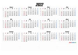 2022 12 month calendar printable premium templates calendar printables printable calendar template monthly calendar printable