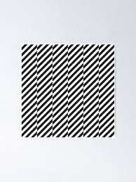Black And White Diagonal Lines Pattern Poster By Kallyfactory In 2021 Pattern Art Black And White Lines Diagonal Line