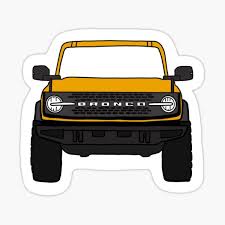 Dark gray exterior house color with white trim. 2021 Ford Bronco Stickers Redbubble
