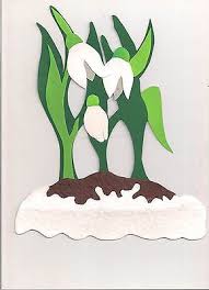 Fensterbild Aus Tonkarton Schneeglockchen Fensterbilder Schneeglockchen Basteln Schneeglockchen