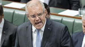 A melbourne artist has taken aim at scott morrison with a new mural dragging the pm for his comments about student climate activists and his weird obsession with coal. Politicsnow Scott Morrison Reinforces Coal Commitment Bill Shorten Steers Clear