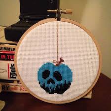 The base canvas should be covered by stitches entirely. Snow White Poison Apple Cross Stitch Cross Stitch Cross Stitch Patterns Diy Cross Stitch