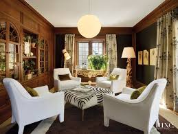 Black Walls With Wood Trim White Furniture Navy Walls Might Be Nice Too Or Another Dark Color Maison De Luxe Is Out Luxe Interiors Interior Design Home