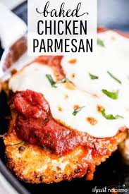 Easy Baked Chicken Parmesan I Heart Naptime Recipe Chicken Parmesan Recipes Chicken Parmesan Recipe Baked Baked Chicken Recipes
