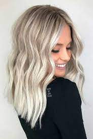 37 Amazing Medium Length Blonde Hairstyle With Beautiful Waves 16 Jandajoss Me Hair Styles Cool Blonde Hair Blonde Hair Colour Shades