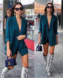 Monday Style Inspiration Emrata In Paris Texas Animal Effect Boots Tap To Shop This In Red Discover The Collection From Paris Texas Through The Link Fashion