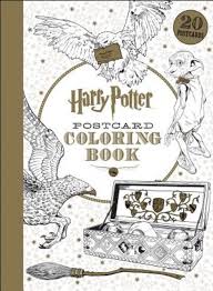 Harry Potter Postcard Coloring Book Scholastic 9781338045758 Boeken Kleurboek Boek Bladzijden Kleuren Harry Potter