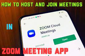 How To Use Zoom Meetings App On Android Host And Join Meetings Zoom Meeting App Video Conferencing Zoom Cloud Meetings