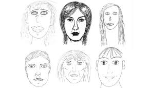 How to draw drawing eyes for kids hellokids com. Why Every Face You Draw Looks A Little Neandertal Science News