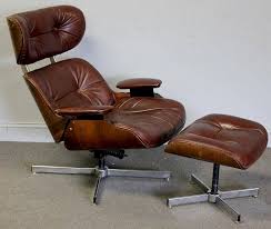30 wide x 32.5 deep x 26.5 high, with a seat height of 12 inches high. Midcentury Selig Eames Style Lounge Chair With Sold At Auction On 26th October Bidsquare