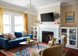 Bright Fresh First Floor Eclectic Living Room Chicago By Unpatterned In 2020 Eclectic Living Room Fireplace Furniture