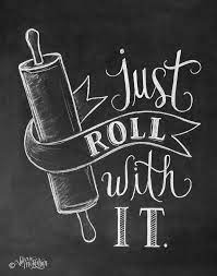 We did not find results for: Just Roll With It This Fun Kitchen Print Includes Original Hand Drawn Chalk Typography And A Cute Rolling Pin I Chalkboard Designs Chalkboard Lettering Chalk