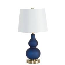 We did not find results for: Silverwood Furniture Reimagined Reese 22 5 In Navy Blue Glass Gourd Table Lamp Cplt1799be The Home Depot