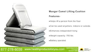 1 1 x camel (a) including carrying bag (not shown) 1 x camel hand control (b) 2 x airflo compressors (c) with • position the airflo compressor so that it will not be. Where To Buy Mangar Camel Lifting Cushion Youtube