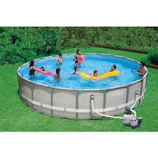 Intex 20 X 52 Ultra Frame Pool Above Ground Swimming Pools Swimming Pools Round Pool
