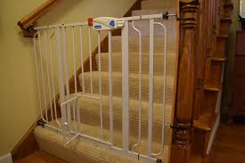 You really fell like this gate is solid, strong and secure. Baby Proof Stairs With Cat Gate Baby Proof Stairs Banister How To Baby Proof Stairs With A Banister Baby Proofing Stairs Baby Gate Carlson Baby Gate With Cat Door Child Proofing Stairs
