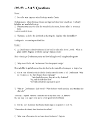 Othello - Reading Log | Pdf | Othello | Iago