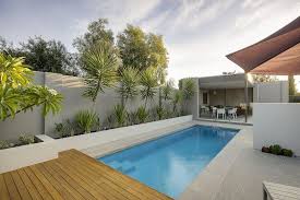 17 Spectacular Narrow Swimming Pool Designs That Will Amaze You Swimming Pool Designs Pool Designs Rectangle Pool